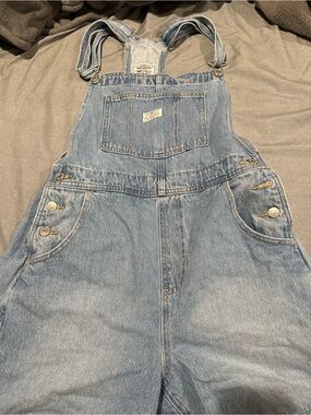 Levi’s Light Wash Denim Overalls